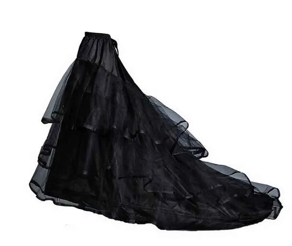 Jupon Long à Volants Multicouches Pour Robes Médiévales Et Rockabilly - Tulle Rétro Femme