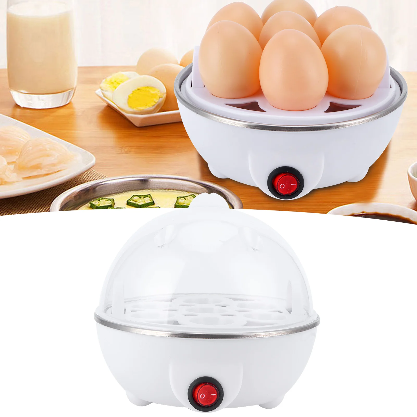 Multifunctional Electric Egg Boiler & Steamer 6