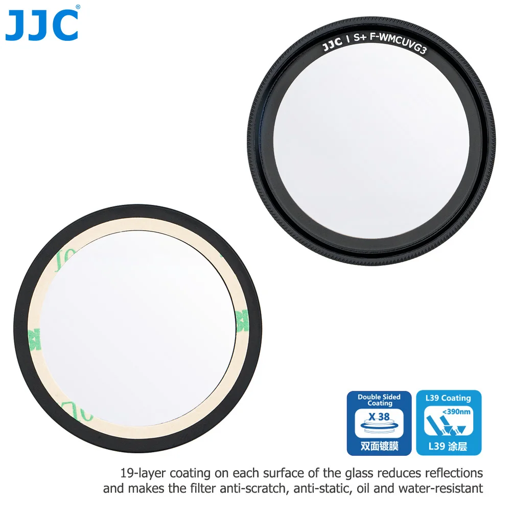 JJC Ultra Slim Multi-Coated UV-Filter für Ricoh GR IV HDF GRIV GR4 Monochrome GR IIIx HDF GR III HDF GR II GR3x GR3 GR2 Kamera – Detail 5