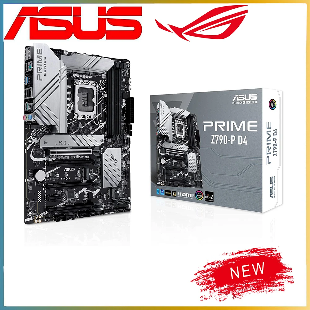 Scheda Madre Z790 Per Asus Prime Z790-P D4 Presa Scheda Madre Lga1700 Ddr4 Processori Desktop 13Th & 12Th Gen