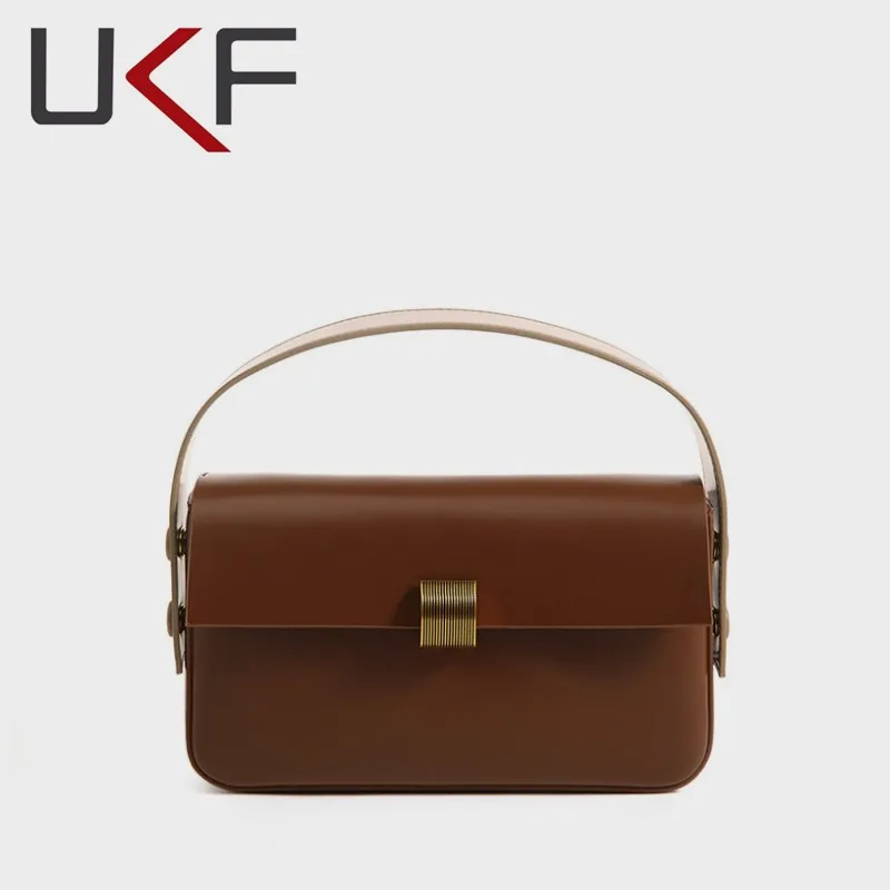 

UKF Luxury Women Leather Shoulder Bags For Women Female Messenger Bag Crossbody Bag Elegant Handbags Tote Teens Daybag Purse