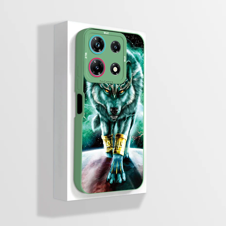 Art Liquid Silicone Phone Case with Camera Protection - Premium Back Cover