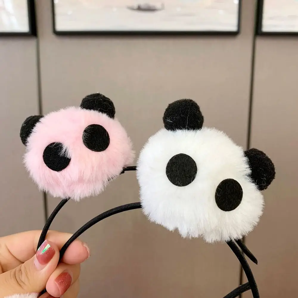 Cartoon Panda Headband Lovely Animal Doll Chinese Style Plush Hair Band Hair Clip Hairband Hair hoop Girl