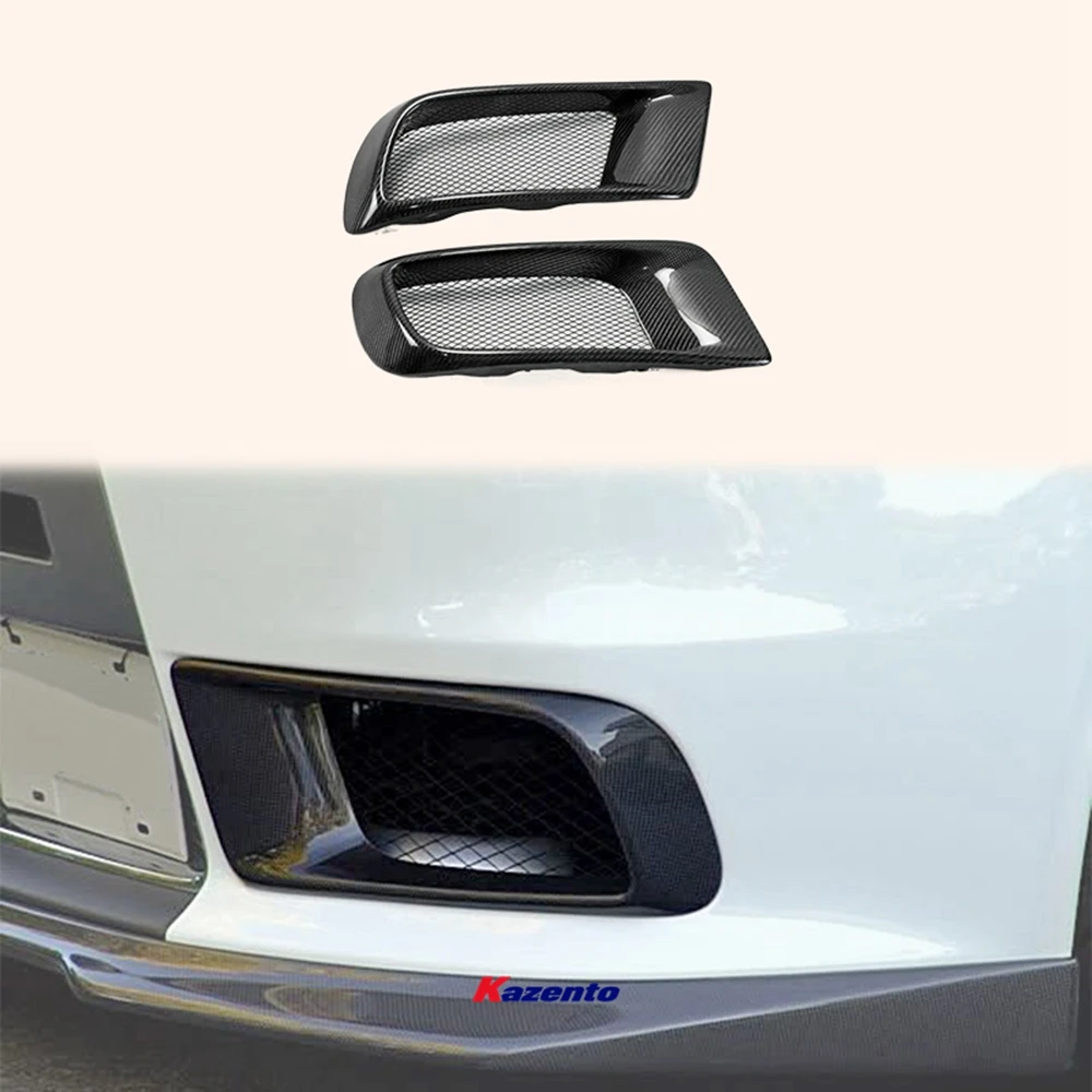 

For Mitsubishi Evo 10 R-Style Front Bumper Air Duct 2Pcs Carbon Fiber