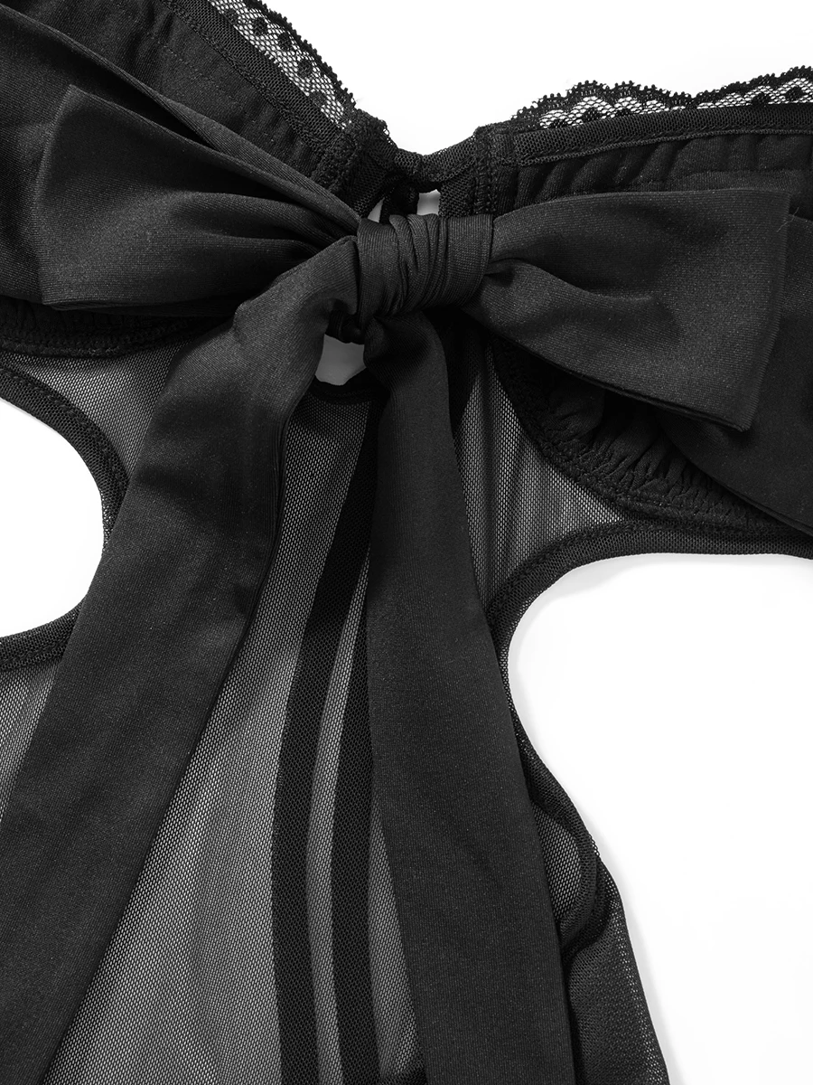 

Женское длинное вечернее платье без рукавов, черное ажурное кружевное платье с цветочным принтом и лямкой на шее, лето