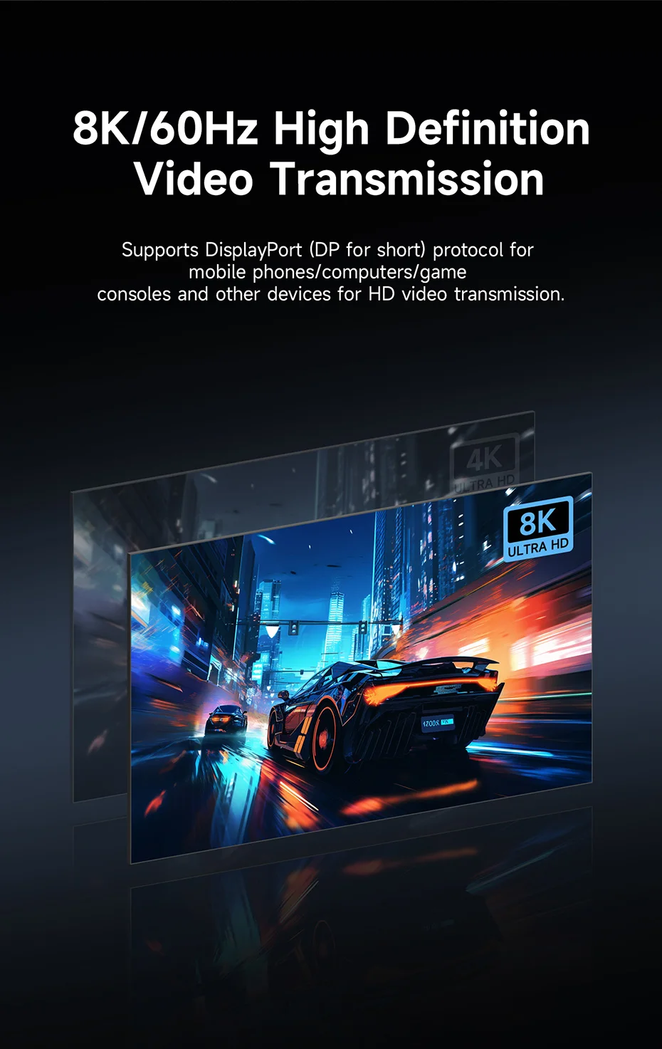 USB4 Flat Hagibis Cable 90° – 240W | 80Gbps | 8K@60Hz (Reinforced)