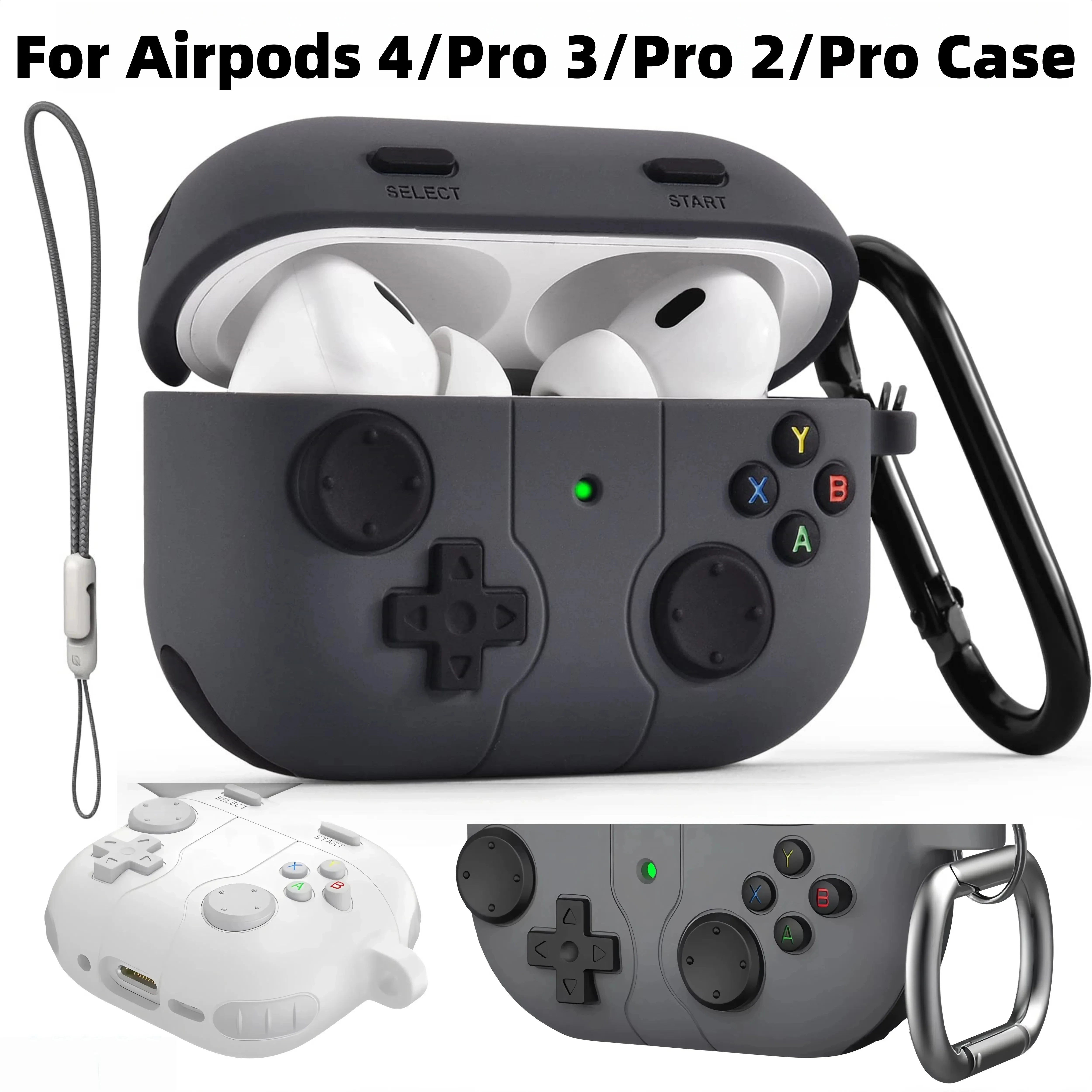 Game Console Design Silicone Protective AirPods Case Cover