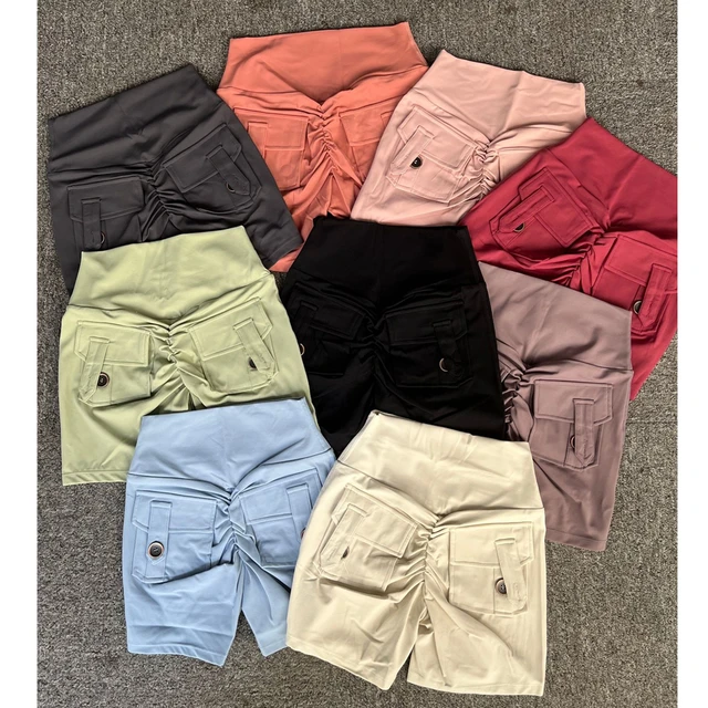 Leggings de sport 2026 pour femme avec poches, taille haute, effet push-up, pour yoga et entraînement, effet seconde peau, XP89