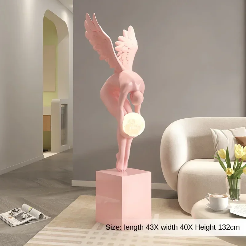 Luminous Wing Figure Statue 6