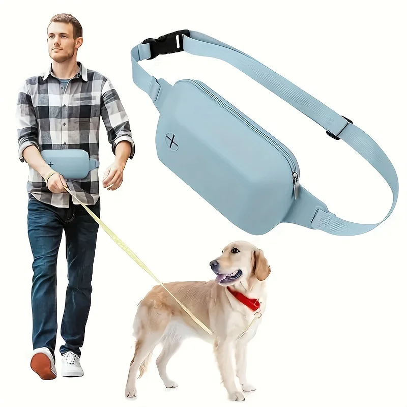 Silicone Dog Treat Pouch Carabiner Kids Round Zipper Closure Pouch Earphone Storage Bag Pocket Size Dog Cat Snack 1PC