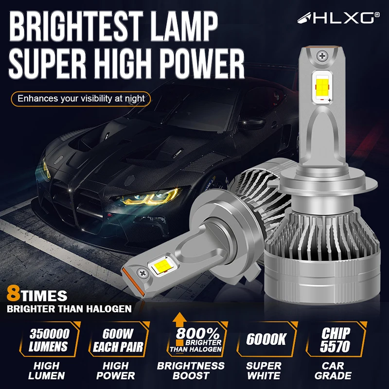 H7 LED Canbus 30000LM 300W H11 H1 H4 H11 HB3 9005 HB4 9006 H8 9012 HIR2 LED Car Headlight Bulbs Auto Lamp Turbo Lamp 12V 24V