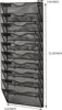 10 Pockets Mesh Wall File Holder Organizer Office Hanging Magazine,for Living Room, Hotel,Trade Show, Exhibition 2