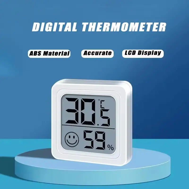 Digital Thermometer Hygrometer Indoor Convenient Mini Temperature LCD Electronic Monitor Hygrometer Outdoor Room 4Pcs Set digital thermometer