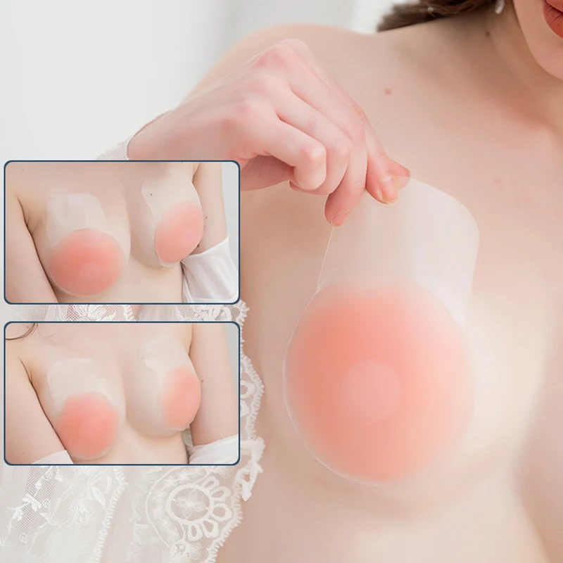 

40Pcs Silicone Nipple Cover Summer Reusable Sticker Adhesive Invisible Lift Up Bra Pasty Chest Breast Petals Women Bras Breast