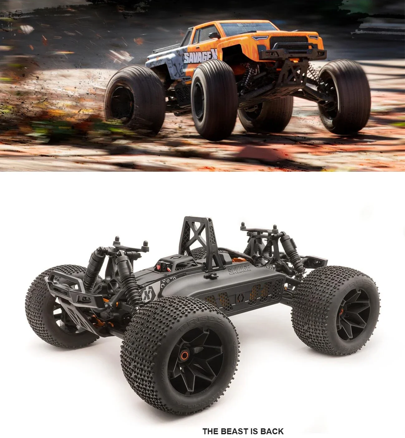 HPI RACING 160101 SAVAGE X FLUX V2 GT-6 RTR 4WD 1/8 RC