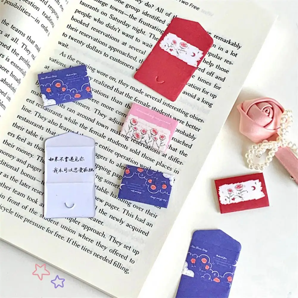 33Pcs Mini Love Letter Set with Heart Stickers Colorful Mini Envelopes with White-Blank Note Cards Holiday Blessing Envelope