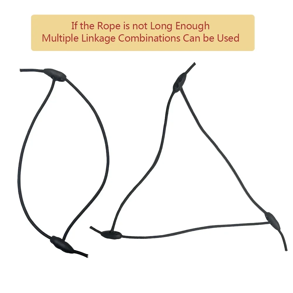 Outdoor Tent Ropes Bungee Cords 4/10Pcs 56cm Latex Elastic Tie Rope Easy To Use Elastic Rope Black Tie for Bicycle Motorcycle Luggage Car Tarpaulin Camping