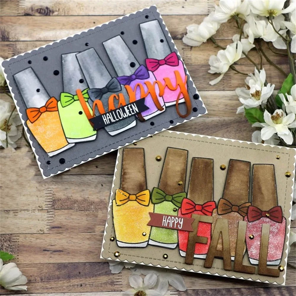 Shine On Stamp Clear Stamps and Cutting Dies Let it Snow Christmas Silicone Transparent Stamps For DIY Scrapbooking Album Card