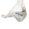 Indoor Outdoor Large Cotton Rope Hanging Chair Solid and Compressive Resistance Practical Natural White Comfort Swing Chair 4
