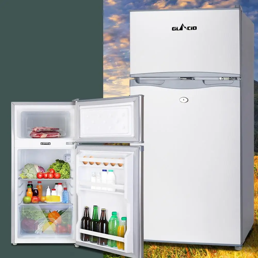 Portable Fridge Freezer 100L Camping Caravan Bar Style Upright 12V 24V 240V