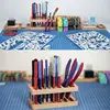 Wooden Model Tools Kit Organizer Rack For DIY Model Building Making Tool Storage Hobby Tools Holder Crafts Tools Rack Stand 1