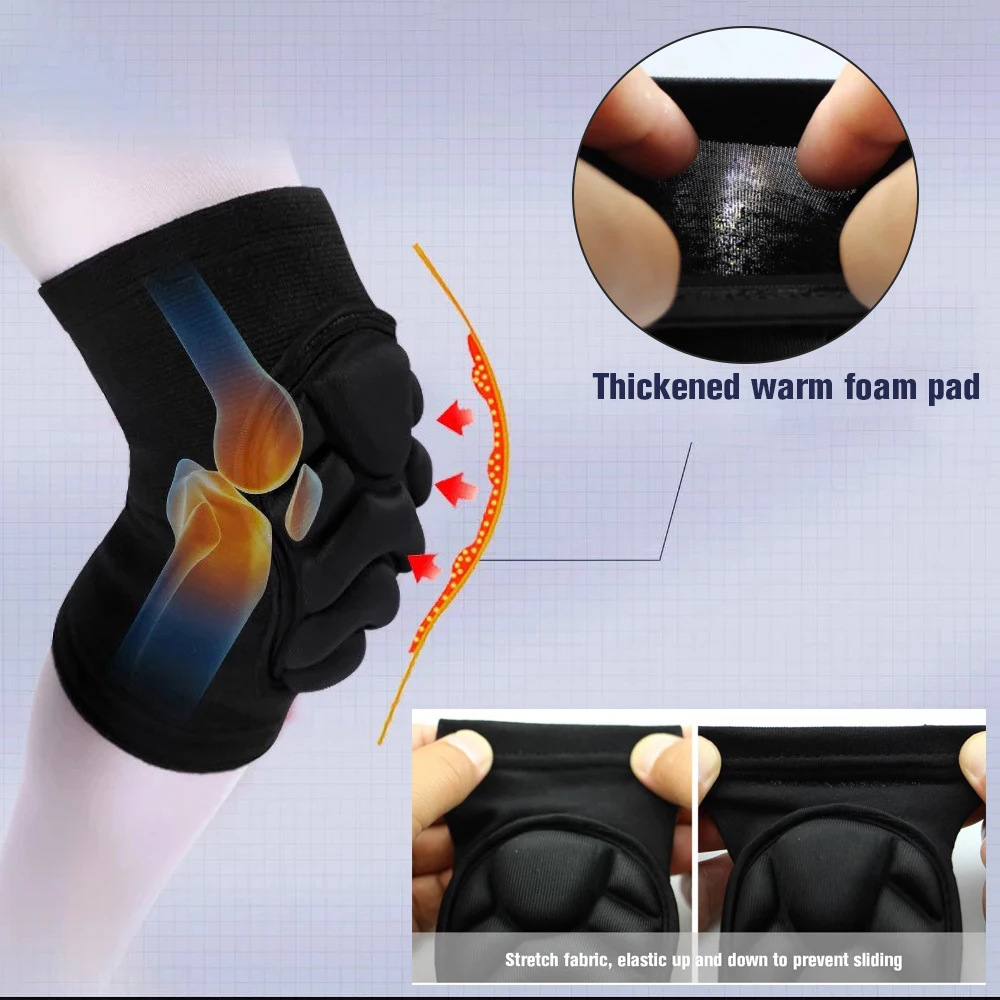Sports Knee Pads 1 Pair Breathable MTB Knee Protector Anti-slip Basketball Knee Pads Mountain Bike Cycling Dancing Elbow Brace Support Kids, sports knee pads