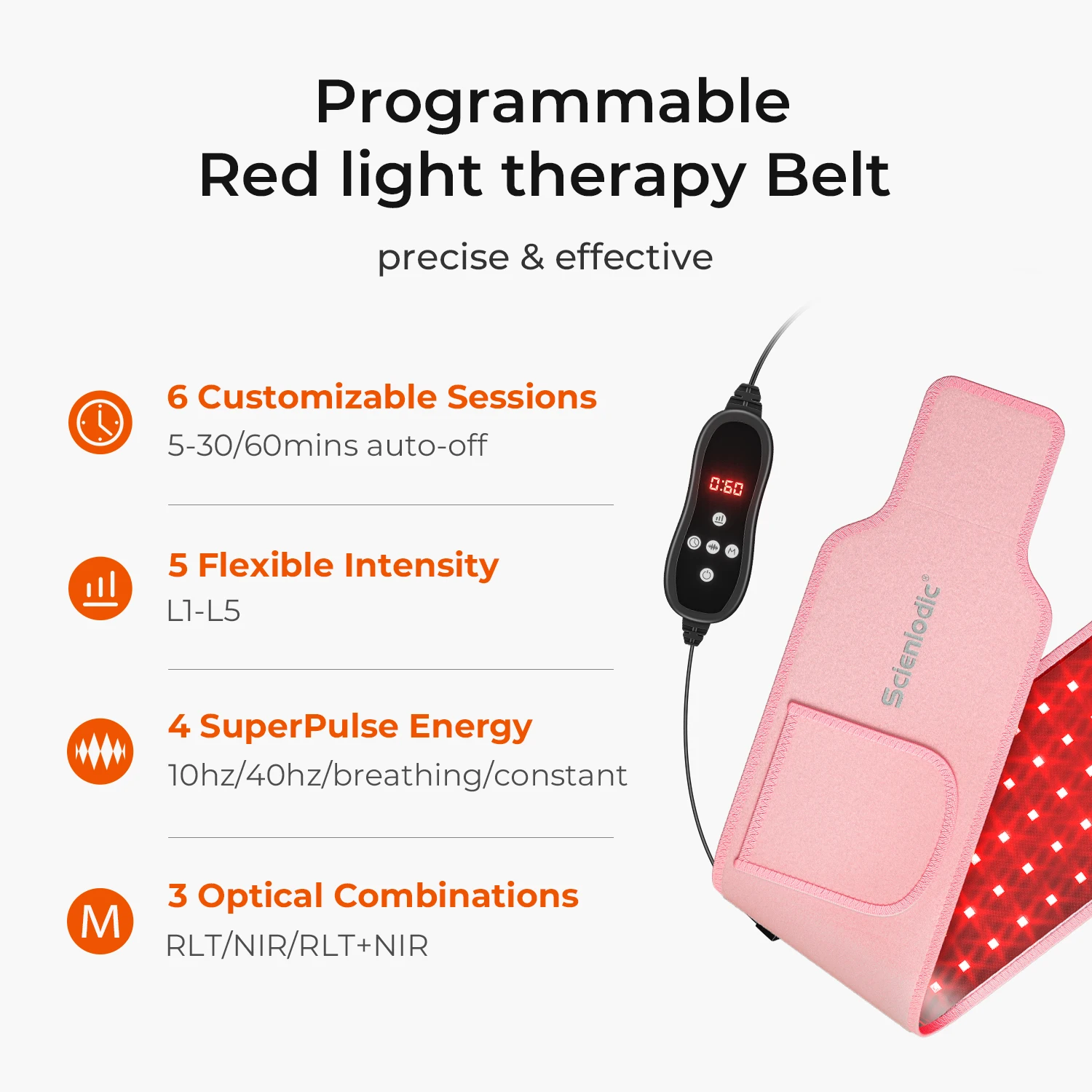 100 LED Red Light Therapy Massage Machine For Body Health Care Fat Loss Belt Infrared Lamp Back Pain Relief Waist Heating Belt light therapy belt red light therapy panel infrared therapy lamp led beauty lamp