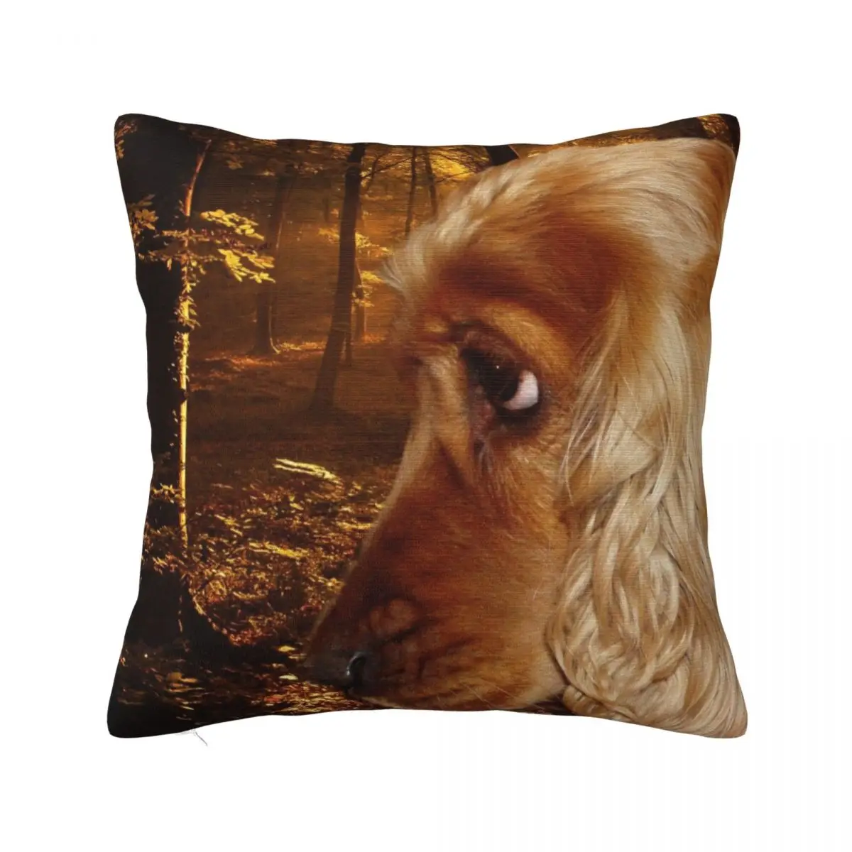 

Dog English Cocker Spaniel Throw Pillow Ornamental Pillow Embroidered Cushion Cover