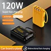 Mini 50000mAh PD20W Super Fast Charging Power Bank Large Capacity Comes with Detachable Two-wire Power Bank for IPhone Samsung 2