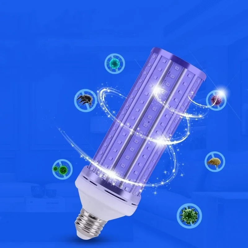 Disinfection UVC Lamp E27 60W LED Ultravioleta UV Led Lamp Sterilizer Light UV-C Germicidal Bulb 110V Bactericidal 220V