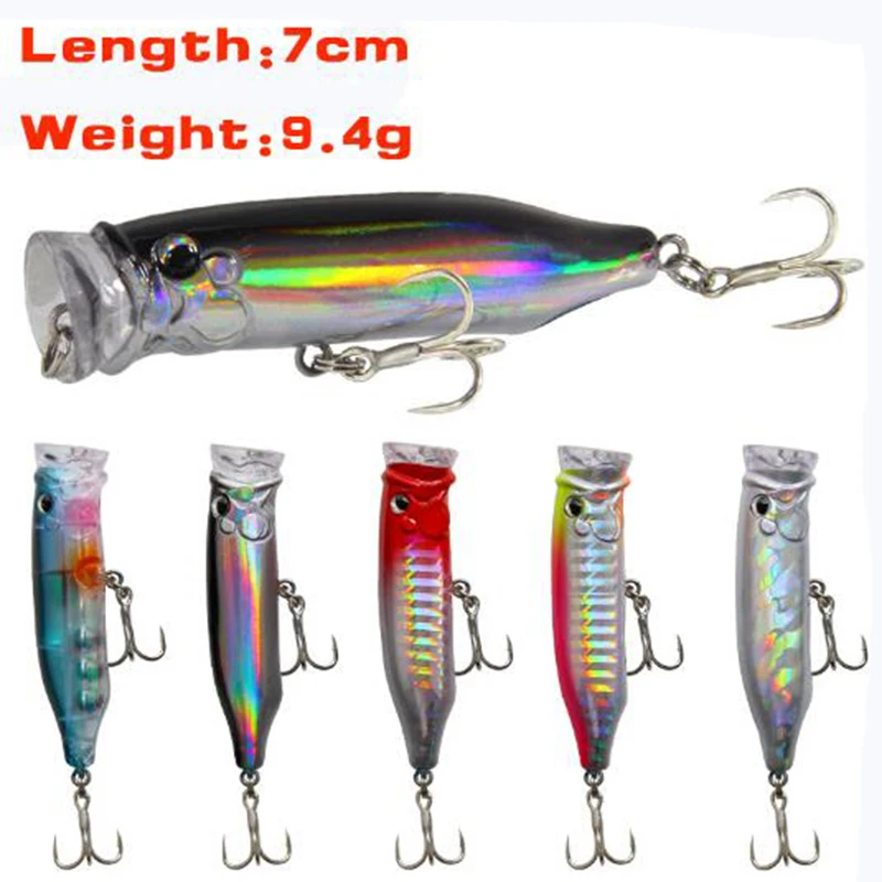 Popper Fishing Lures Weights 9.4g Topwater Lureisca Artificial Fishing Lure  Fish Swim Bait Tackle Equipment Articulos De Pesca - AliExpress