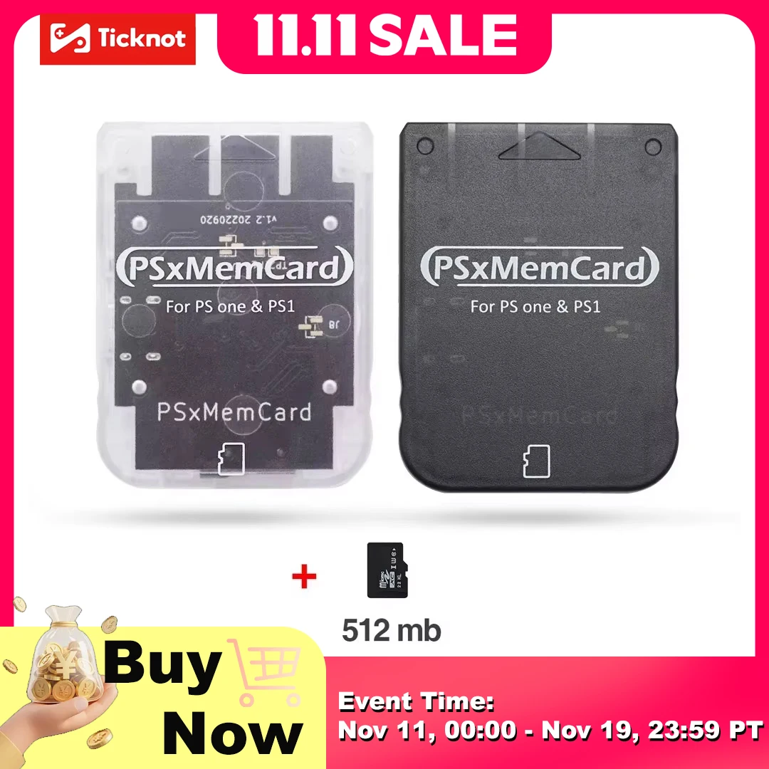 TicKnot PSxMemCard PSX メモリカード保存データゲームカード