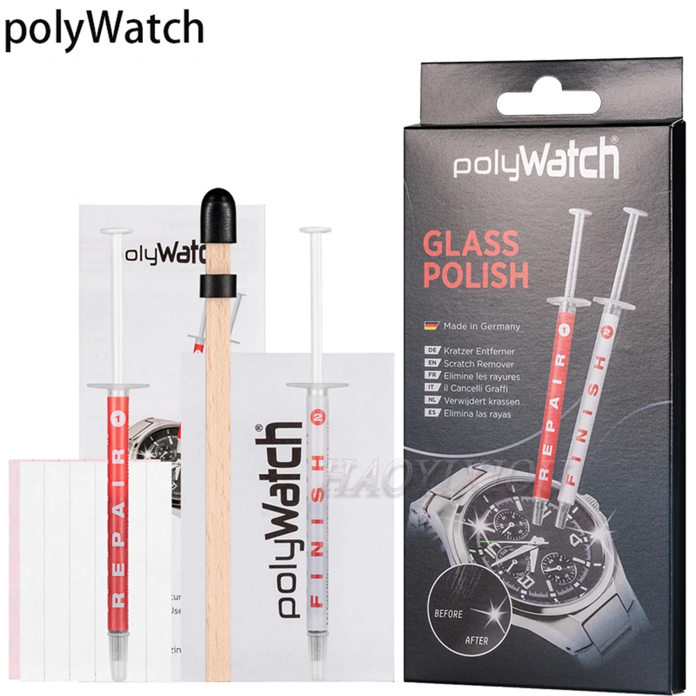 Germany polyWatch Glass Polish for Removing Scratch from Smartphone Screen Car Windshield Watch Windows welding rods