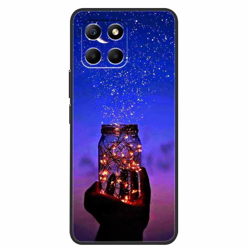 Stylish Black Cat Soft TPU Silicone Back Cover