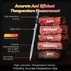 Wifi Food Thermometer Ceramic Probe Kitchen Oven Meat thermometers IP67 Waterproof Digital Display Wireless Bluetooth BBQ 4
