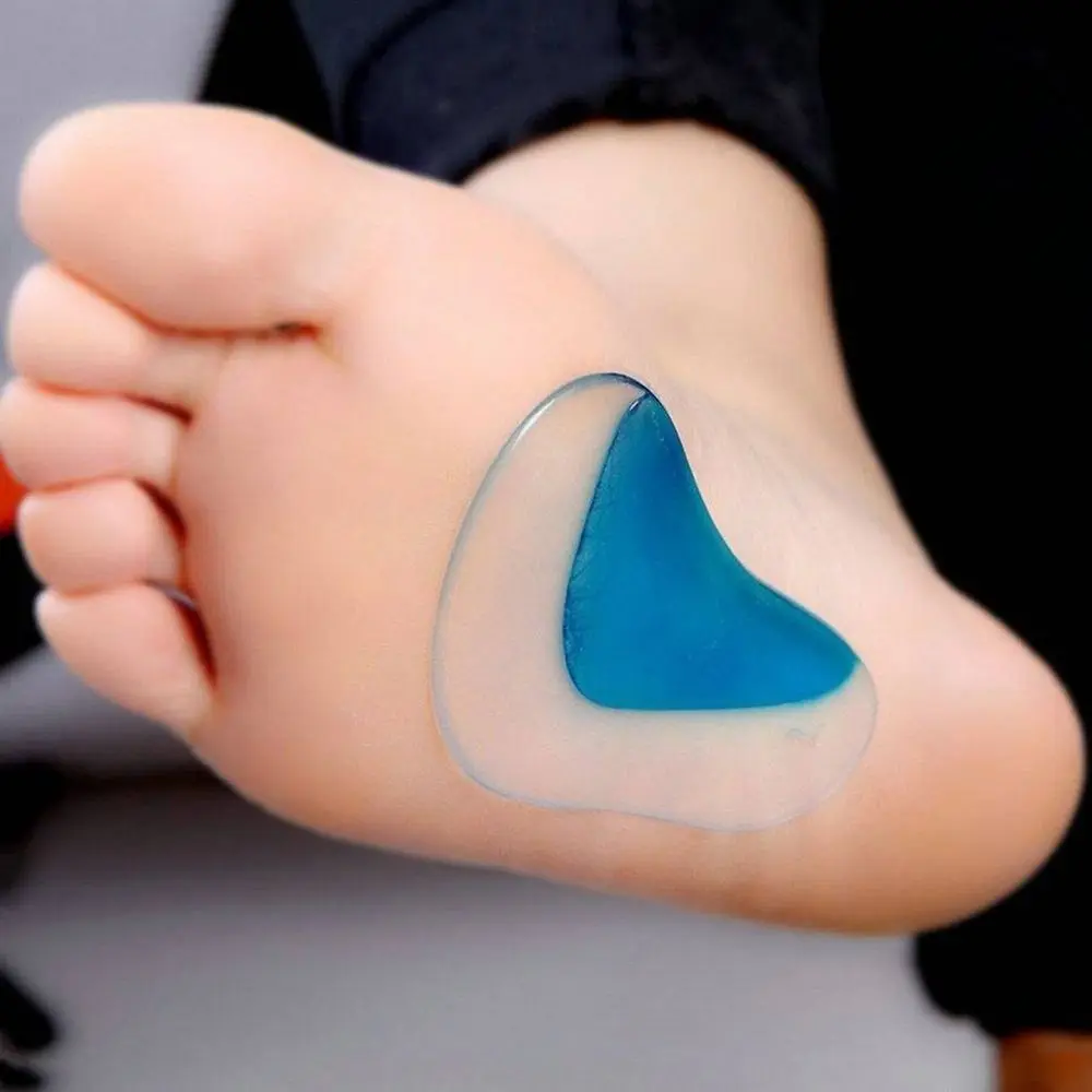 

Pads Stickers Arch Insoles Shoe Cushion Insert Silicone 1 Pair Flat Foot Flatfoot Corrector Orthotic Arch Support Insole