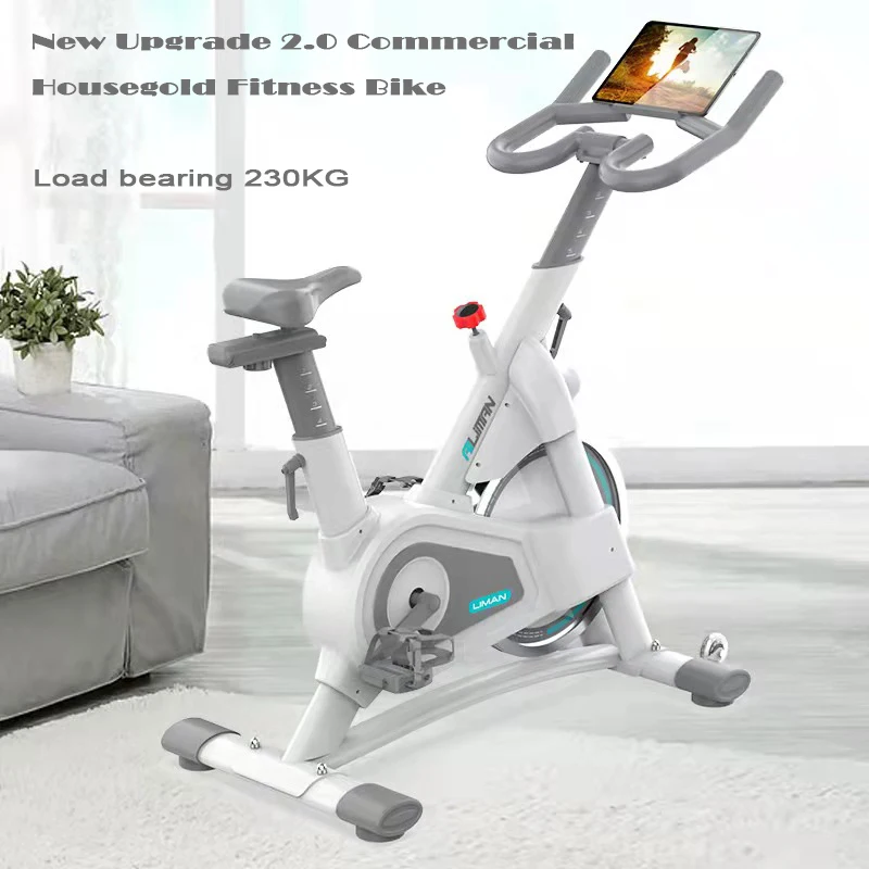 

New Upgrade 2.0 Commercial Gym Fitness Bike Smart Home Bluetooth Magnetic Control Spinning Bike