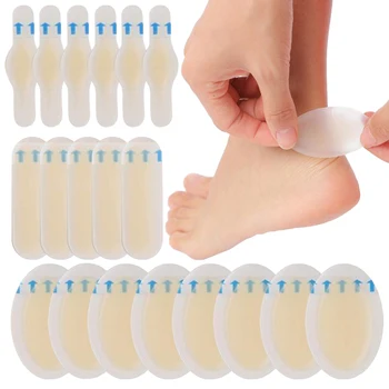 24 5 pz Adesivo Idrocolloide Gel Blister Gesso Tallone Anti-usura Tallone Adesivo Pedicure Patch Gesso Strumenti Per La Cura Del Piede 1