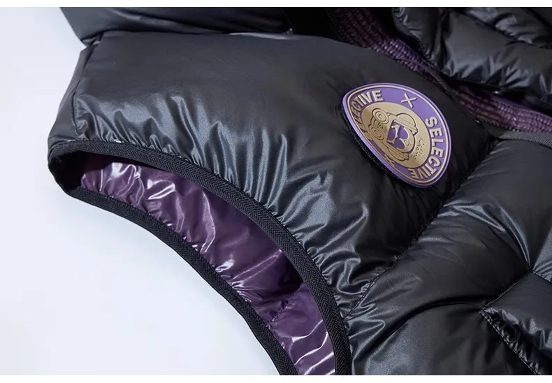 Men's Winter Duck Down Puffer Vest Layering Example