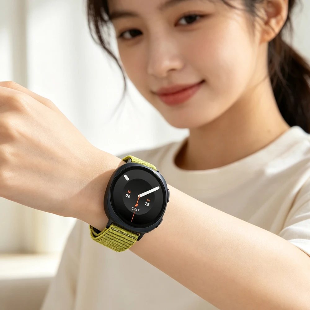 Braided Nylon Loop Strap for Smartwatches - Soft, Comfortable, and Durable Bracelet Band