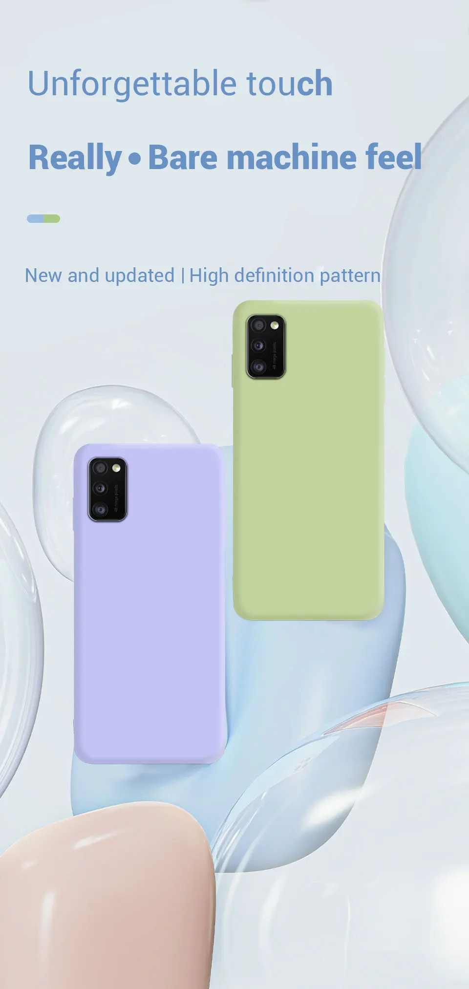 Flüssige weiche Silikon-TPU-Hülle für Samsung Galaxy S20 S21 S22 S23 Plus Note 20 Ultra S21 FE 5G Rückseite Hüllen – Detail 1