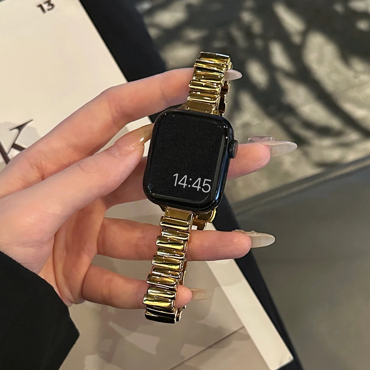 รูปสินค้า สายนาฬิกาโลหะ Apple Watch ยืดหยุ่น ทนทาน หลายขนาด