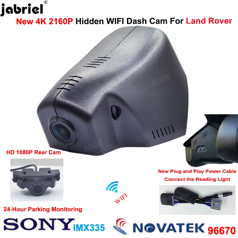 4K Wifi Dashcam Registratore Dvr Per Auto Per Land Rover Discovery 5 Range Rover Sport Range Rover Evoque Range Rover 2016 2017 2018 2019