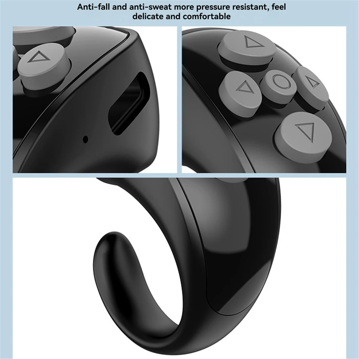【Pre-order】 Good sales Ring Controller E-Book Page Turner Remote Control Ring Music Video Controller for Tiktok IOS Laptop White.