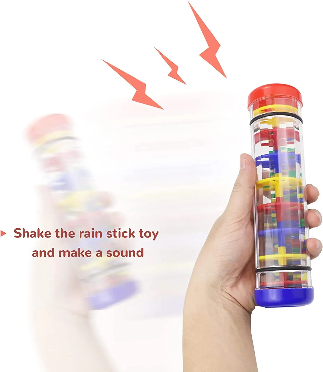 Children's Musical Instruments Toys For Baby 1 2 3 Years Montessori Kids Rain Rattle Tube Shaker Rainmaker Music Sensory Toys early education toys educational toys music toys musical instrument