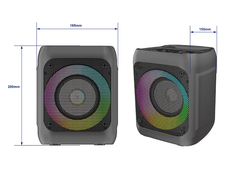 Kinglucky bluetooth audio home double subwoofer speaker square dance outdoor shop dedicated wireless new small ceiling speakers