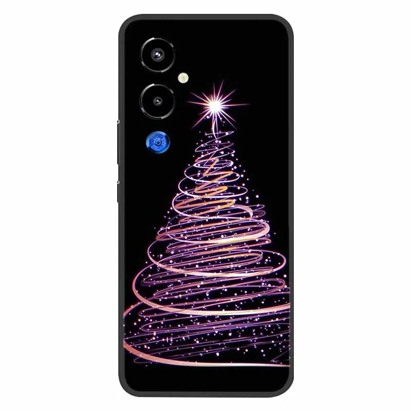 Christmas Silicone Soft TPU Phone Case - Festive Holiday Gift Cover