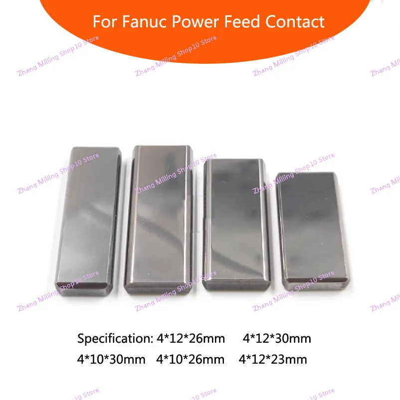 

2 шт. для контакта питания Fanuc F006 30*12*4 26*12*4 мм, вольфрамовый карбид, оригинальный код фрез, низкоскоростная машина