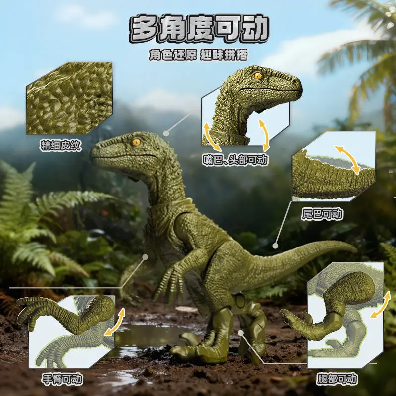 Blokees Jurassic World Dinosaurs Velociraptor Triceratops Indominus T-Rex Model Assemble Educational Building Blocks Toys Gift - 5