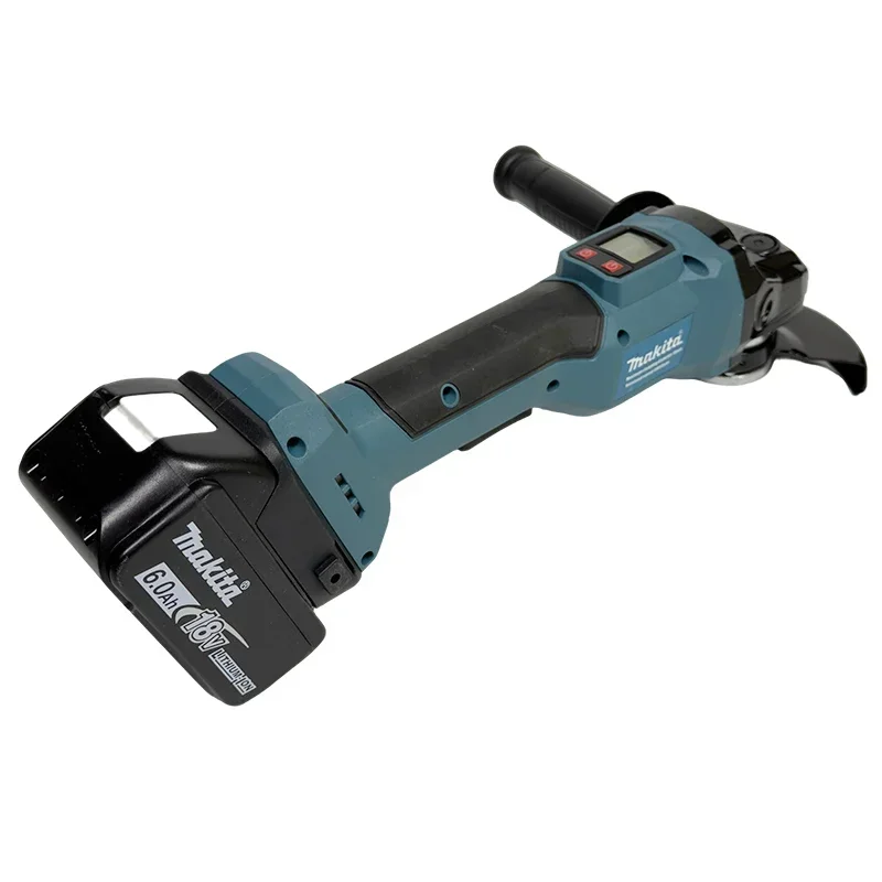 마키타 브러시리스 디지털 디스플레이 임팩트 앵글 그라인더 DIY 전동 공구 18V 배터리용 전기 연마 그라인딩 머신